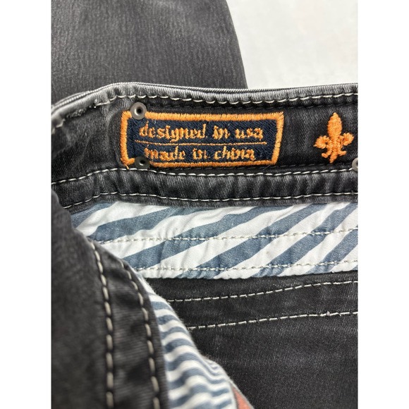 Rock Revival Jen Skinny Black Jeans Women’s Size 28 - Picture 6 of 9